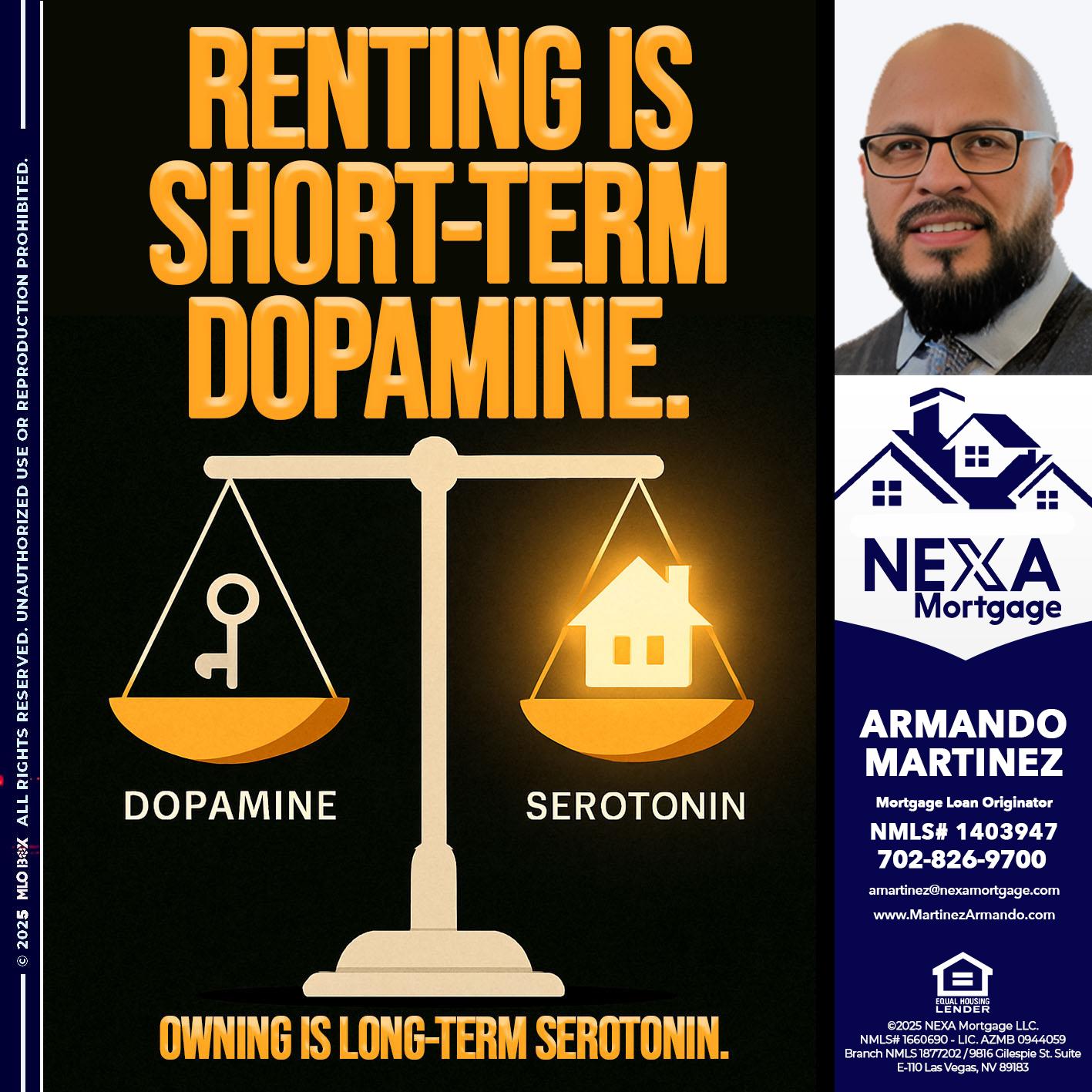 RENTING IS SHORT TERM - Armando Martinez -Mortgage Loan Originator