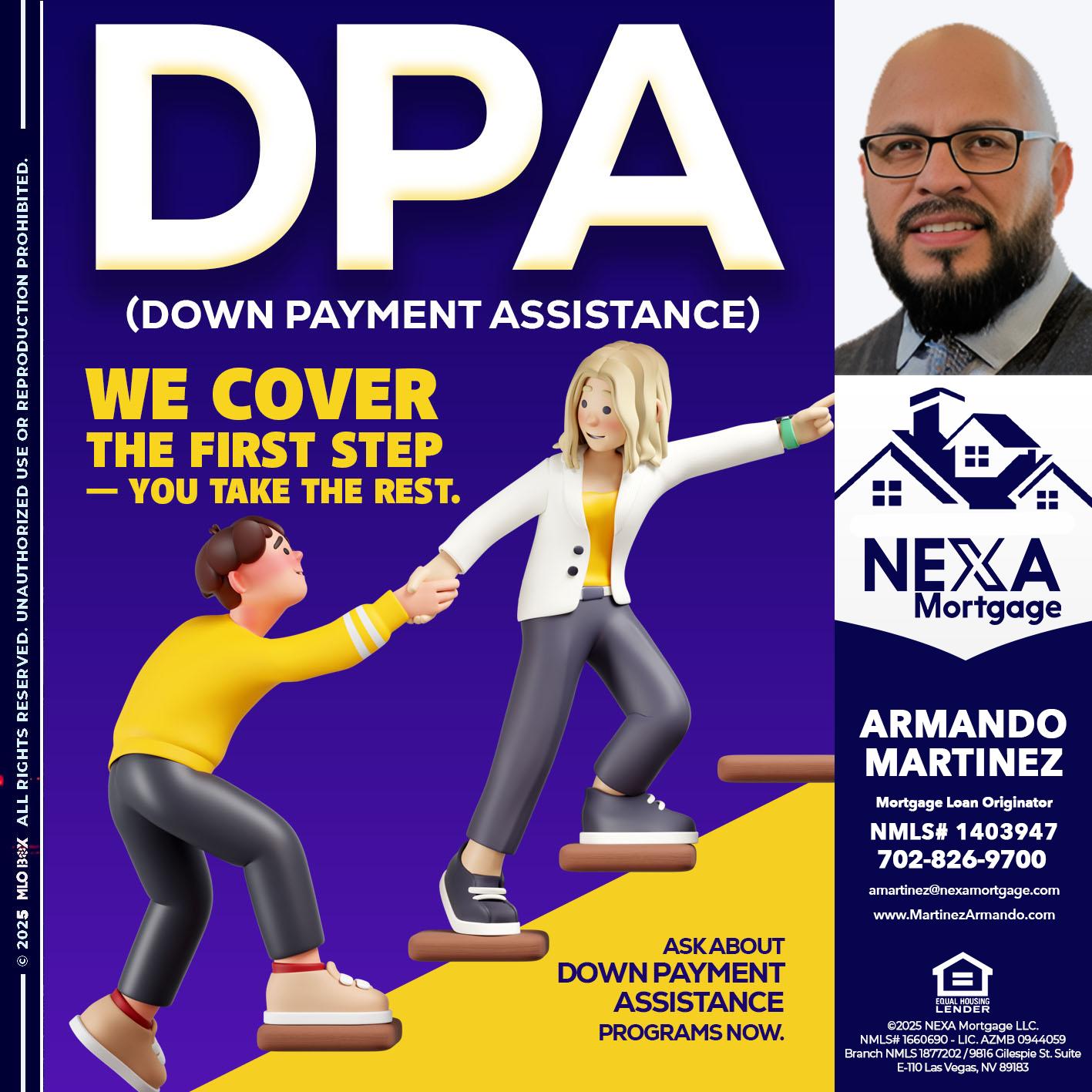 DPA LOANS - Armando Martinez -Mortgage Loan Originator