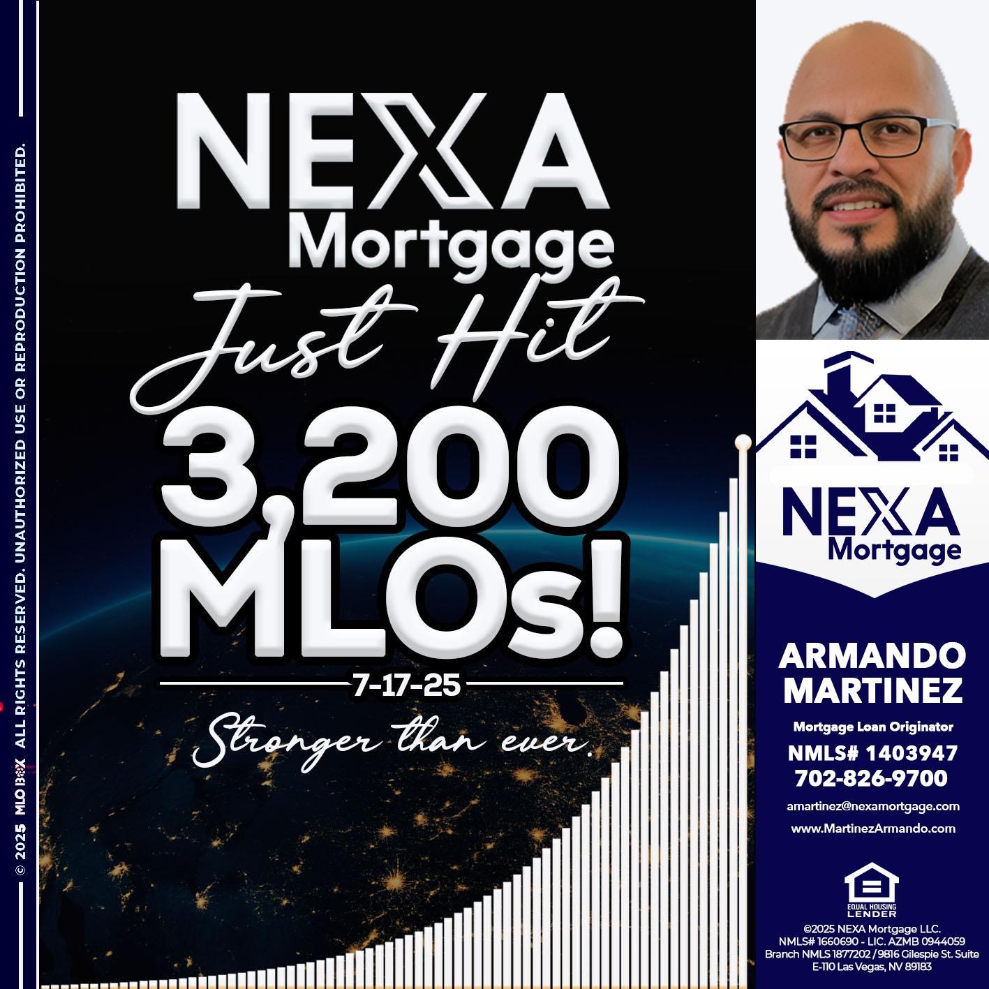 3200 MLOs - Armando Martinez -Mortgage Loan Originator