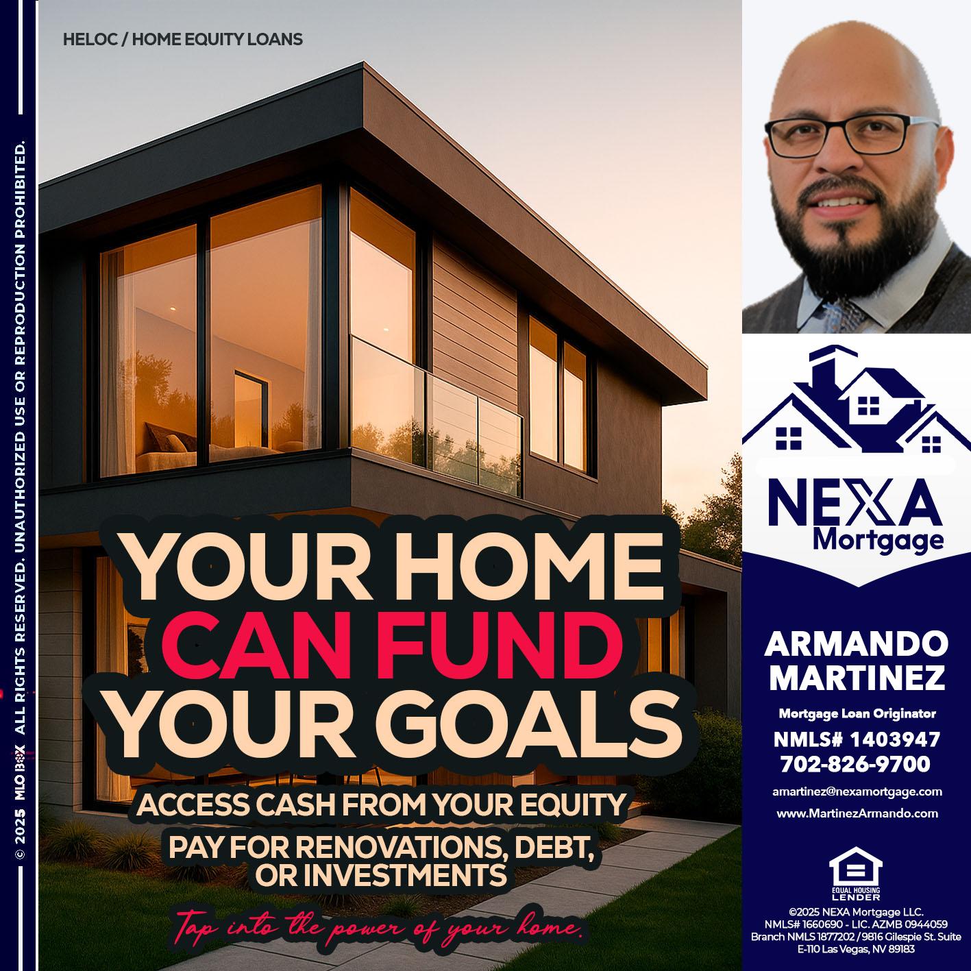 HELOC - Armando Martinez -Mortgage Loan Originator