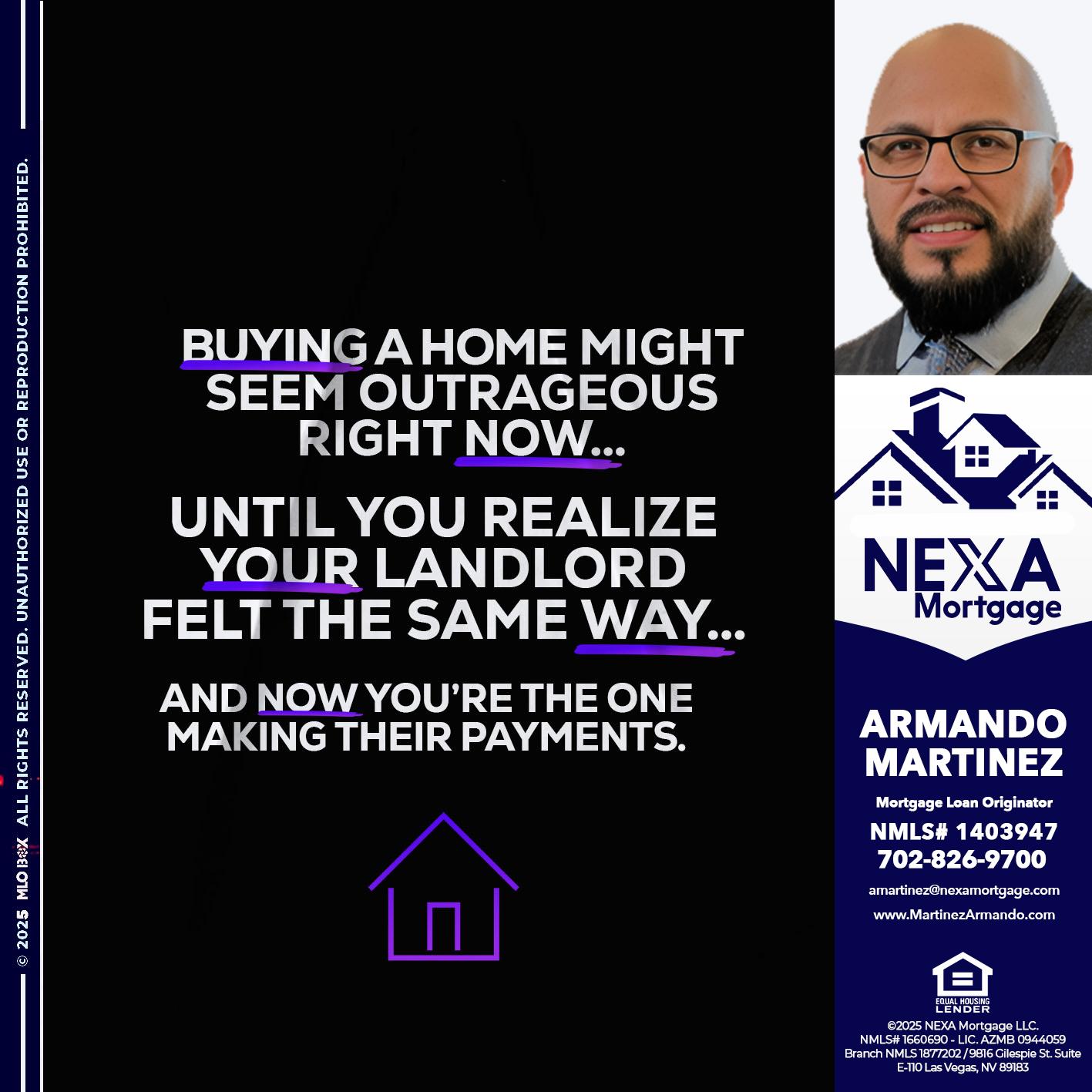 BUYING A HOME - Armando Martinez -Mortgage Loan Originator