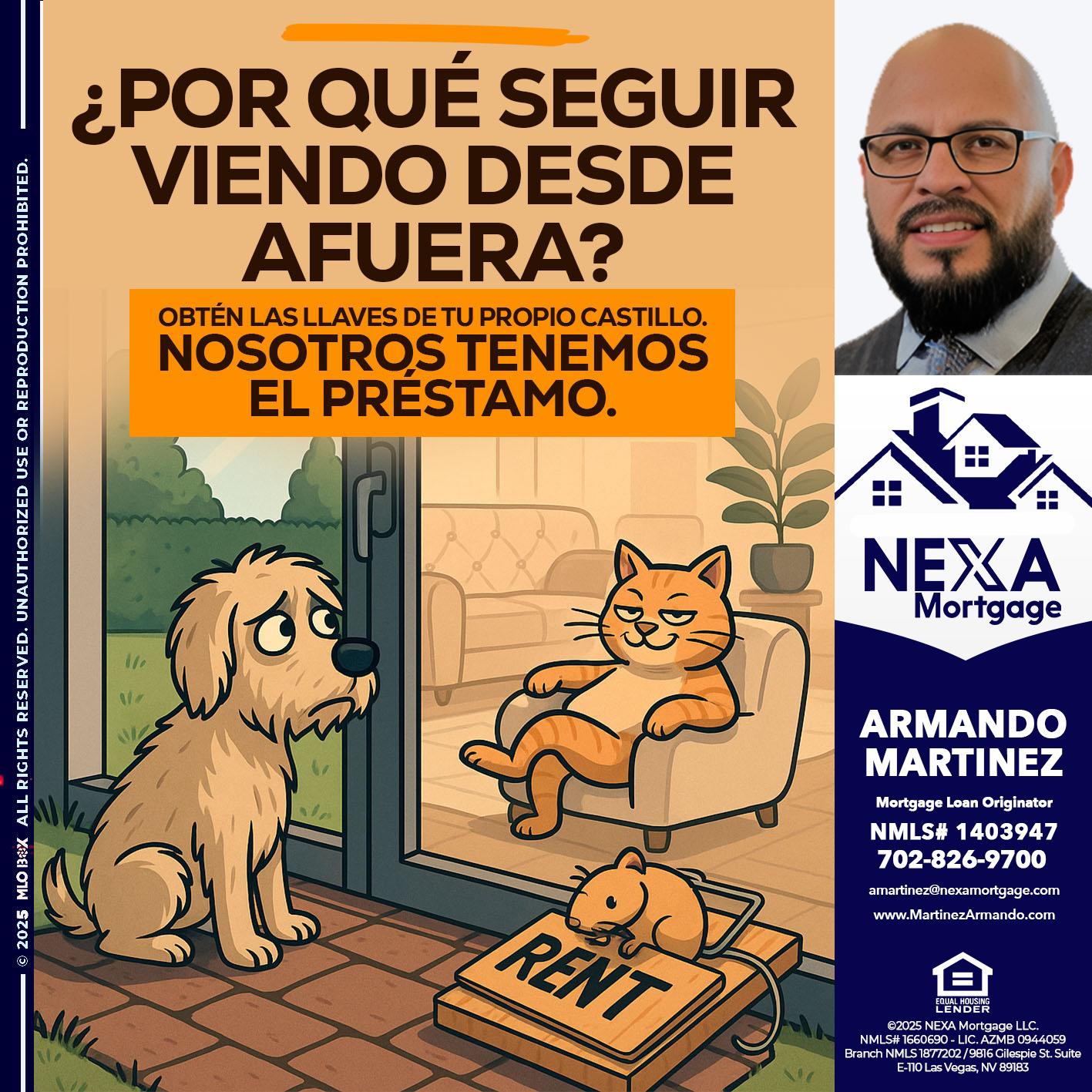 POR QUE SEGUIR? - Armando Martinez -Mortgage Loan Originator