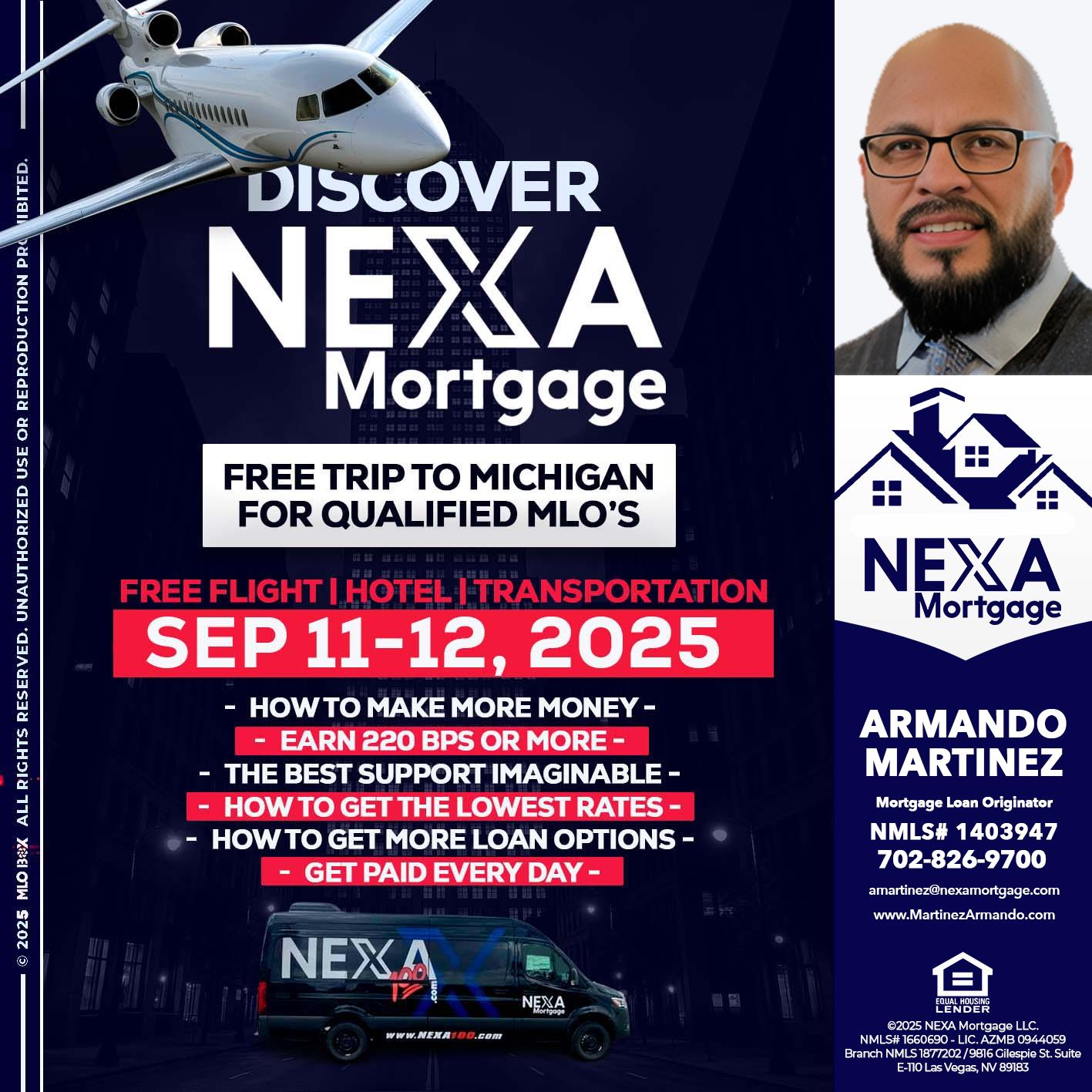 DISCOVER NEXA MORTGAGE - Armando Martinez -Mortgage Loan Originator