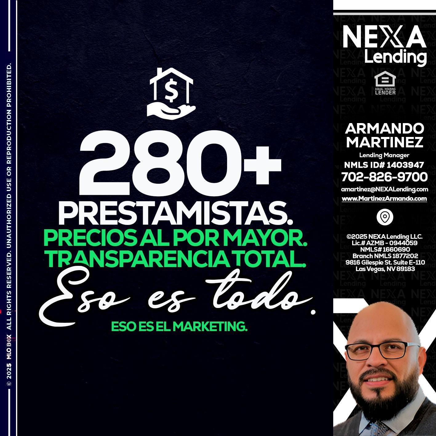 280+ LENDERS - Armando Martinez -Mortgage Loan Originator