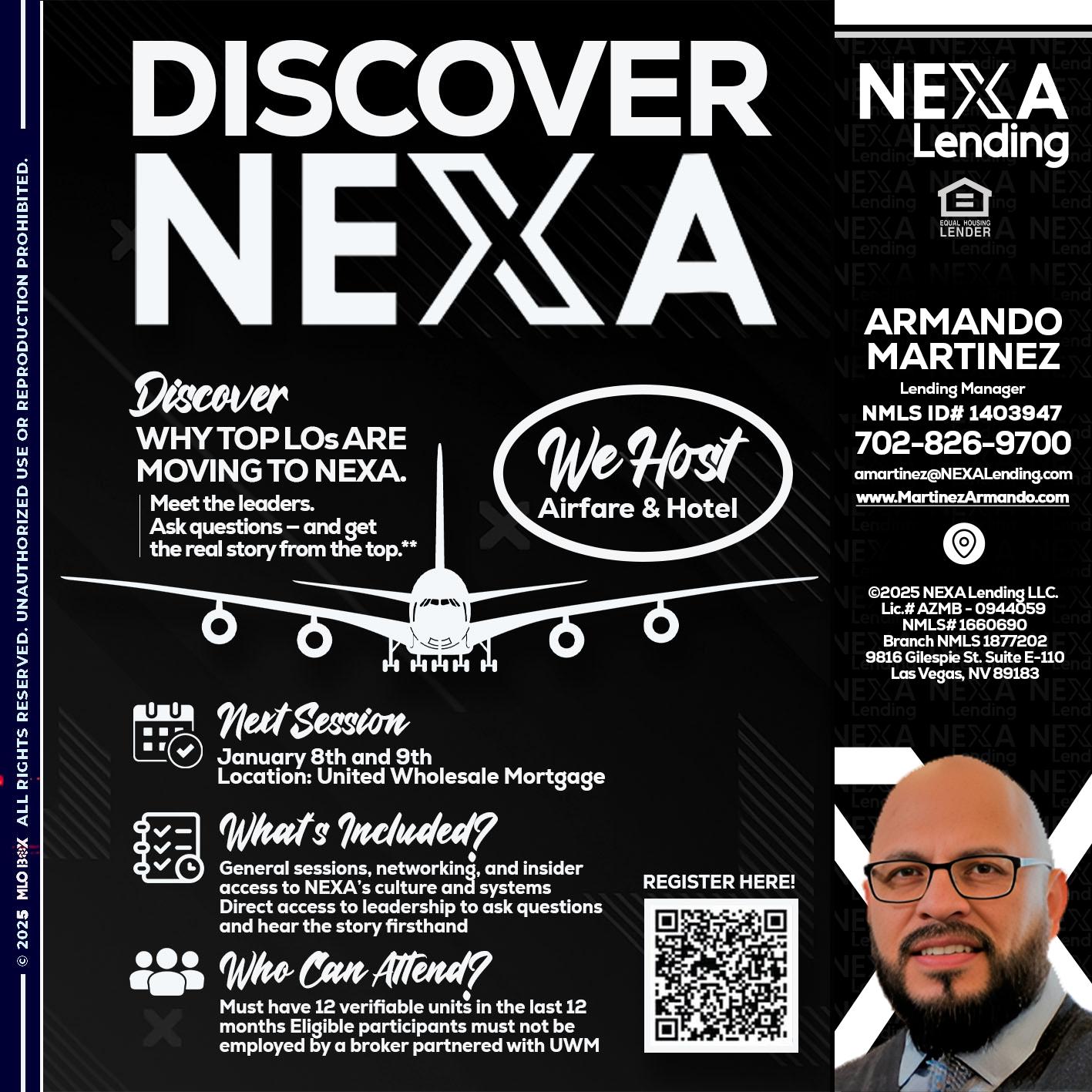 DISCOVER NEXA - Armando Martinez -Mortgage Loan Originator