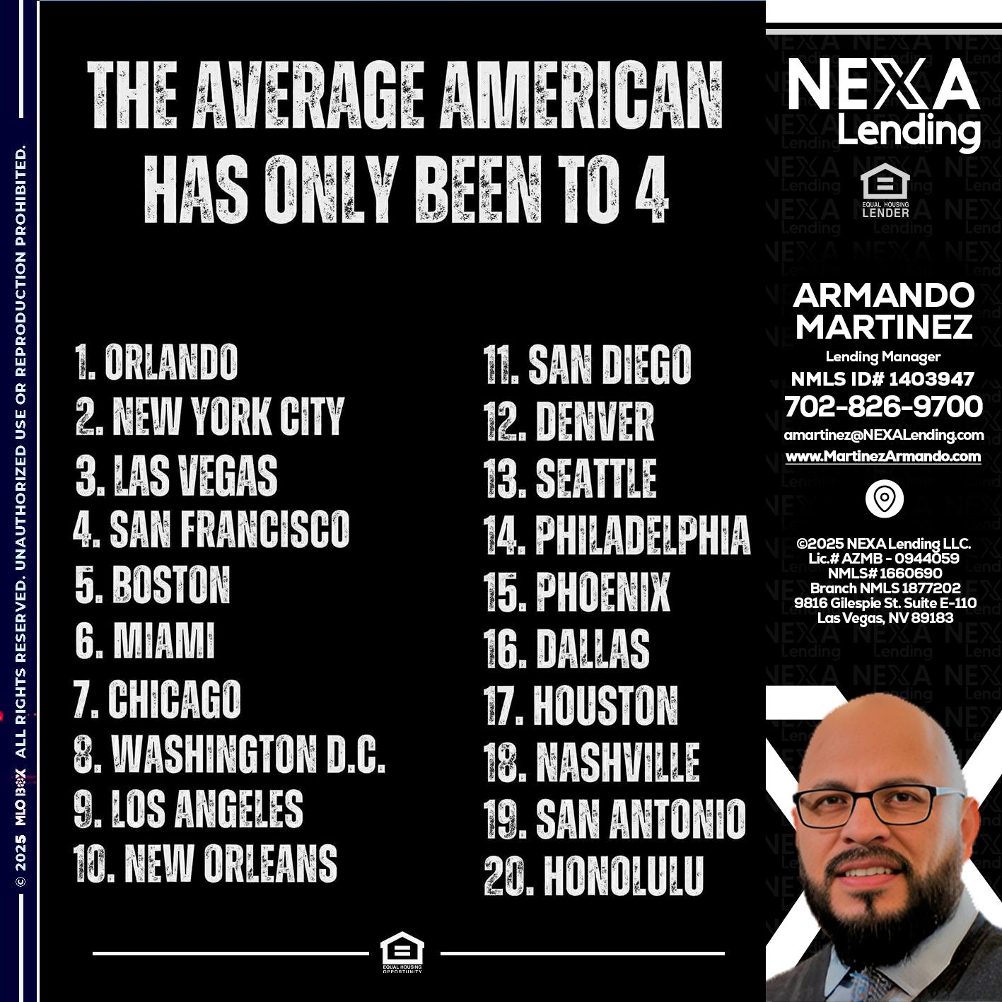 THE AVERAGE AMERICAN - Armando Martinez -Mortgage Loan Originator