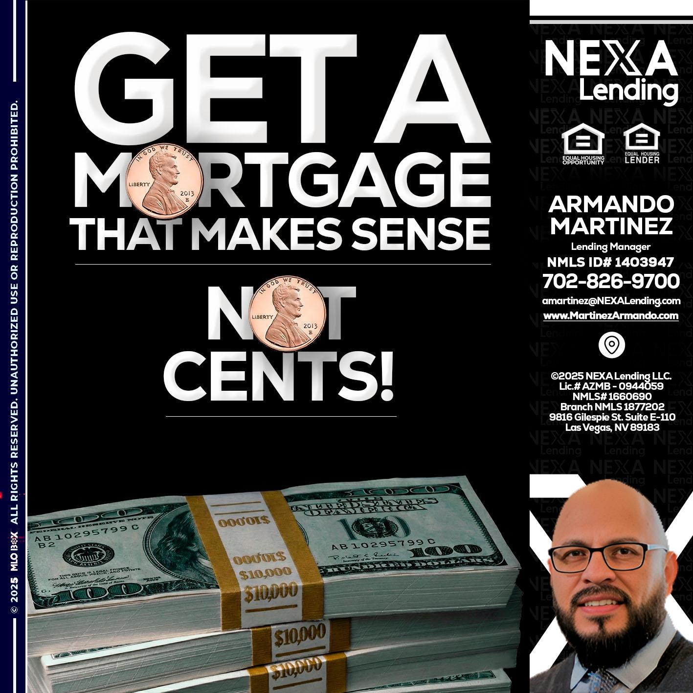 get a mortgage - Armando Martinez -Mortgage Loan Originator