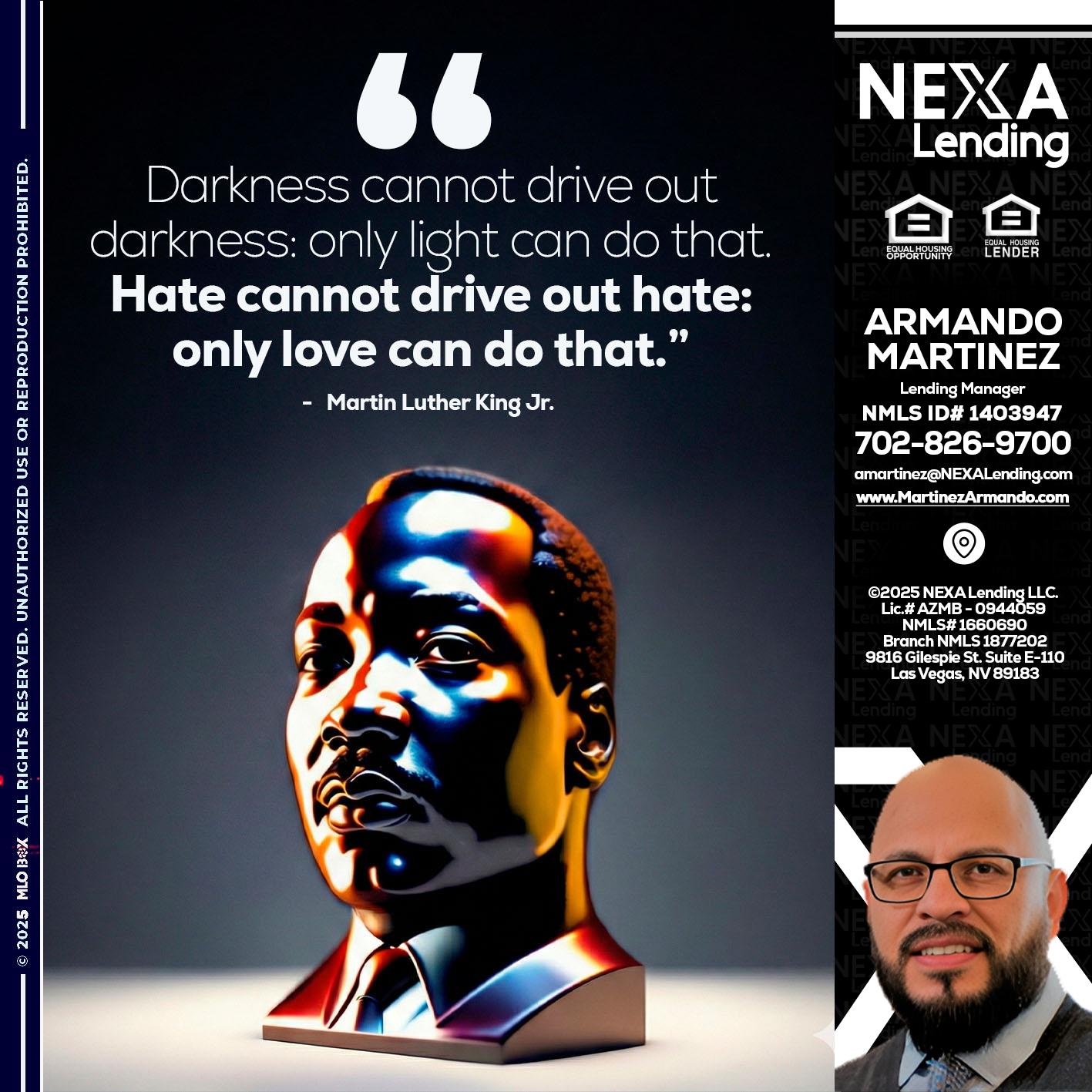 MLK 2026 - Armando Martinez -Mortgage Loan Originator