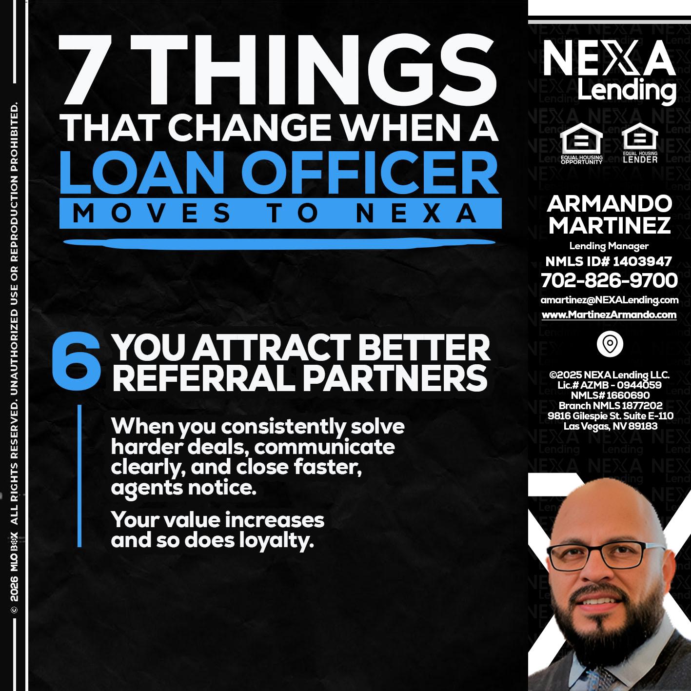 7 THINGS (6) - Armando Martinez -Mortgage Loan Originator