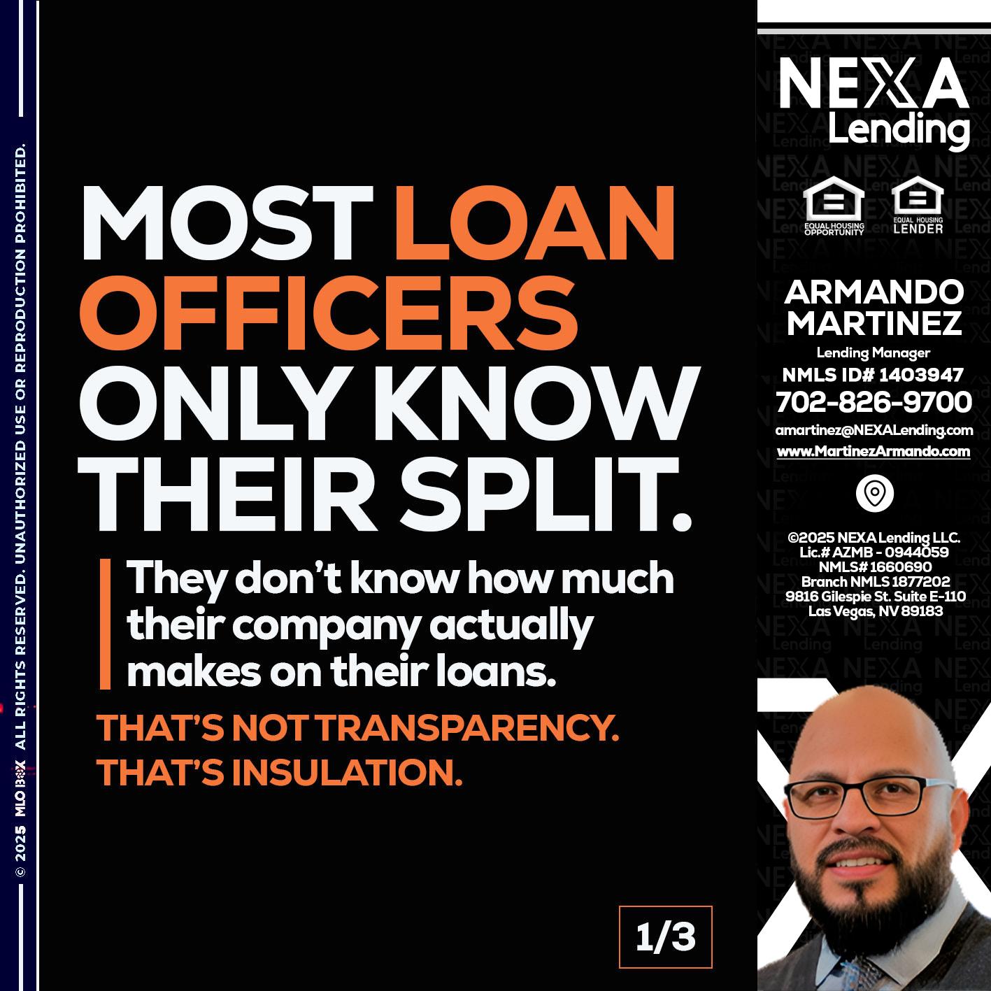 1 OF 3 - Armando Martinez -Mortgage Loan Originator