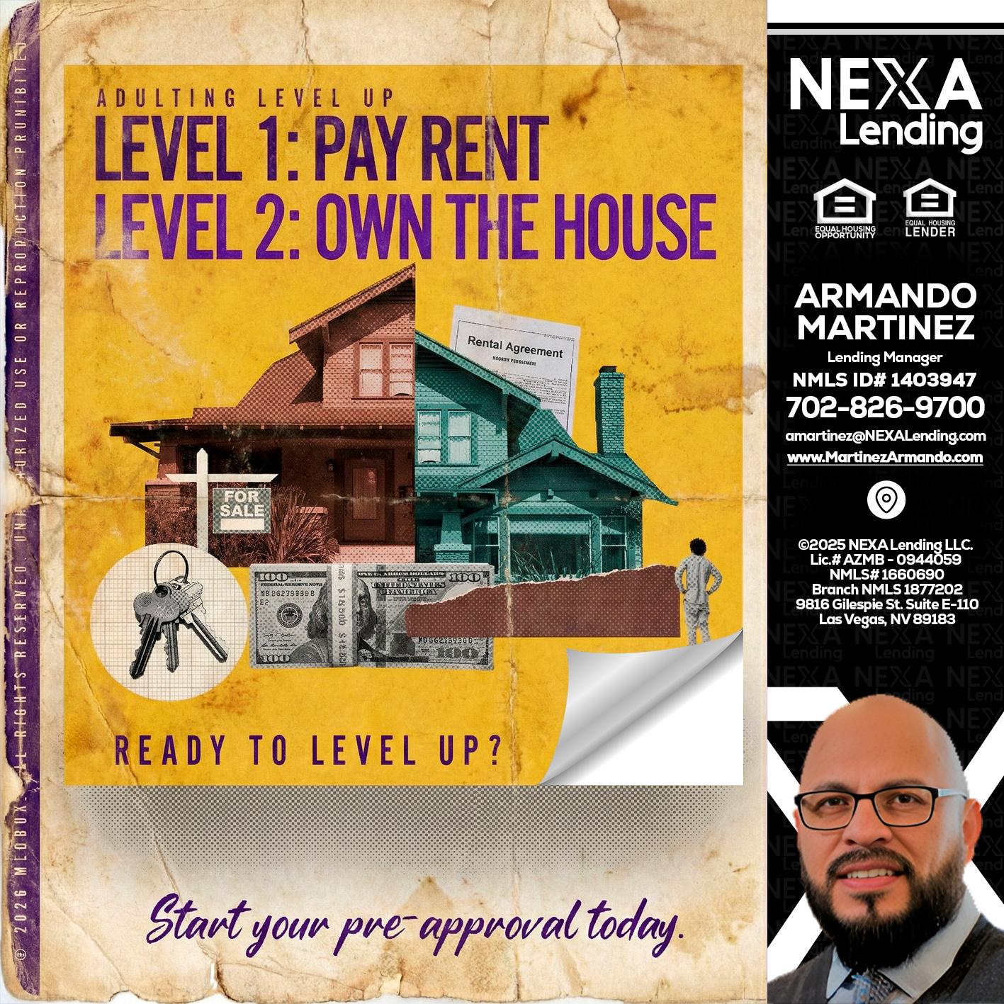 LEVEL 1 - Armando Martinez -Mortgage Loan Originator