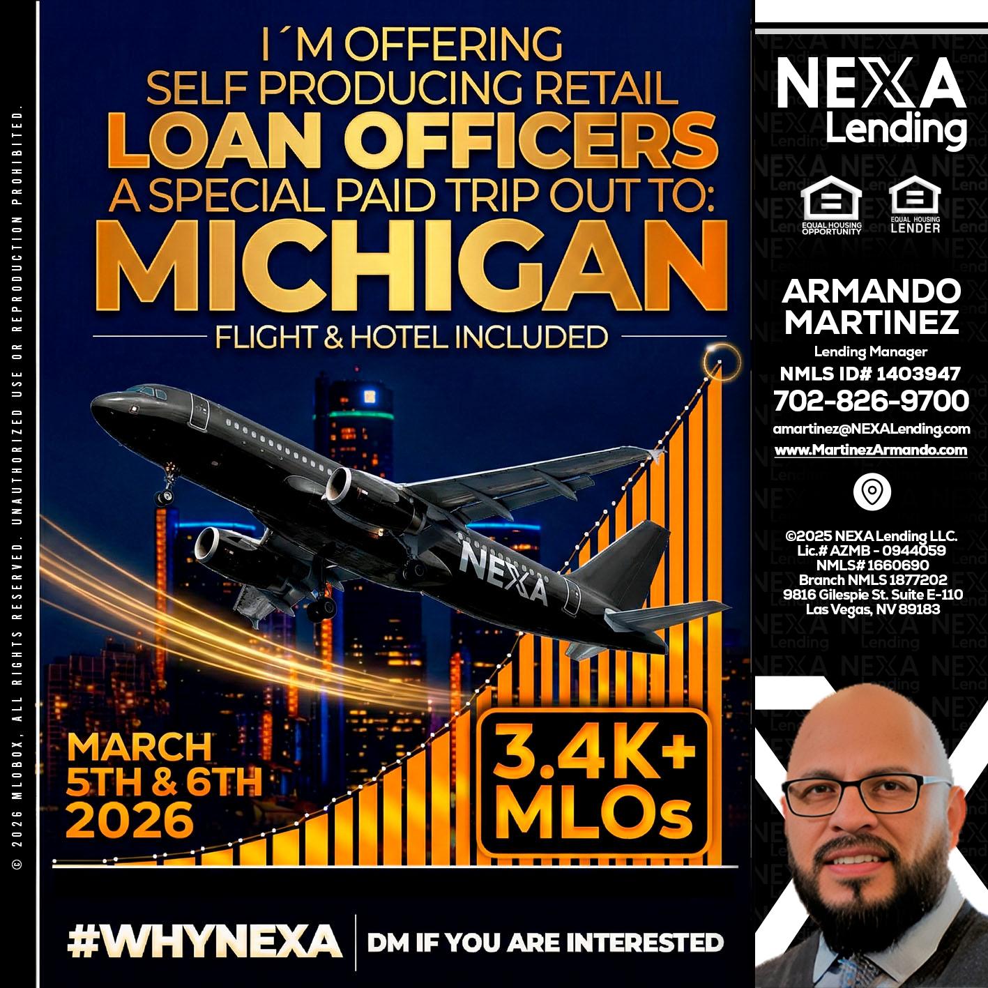 MICHIGAN - Armando Martinez -Mortgage Loan Originator