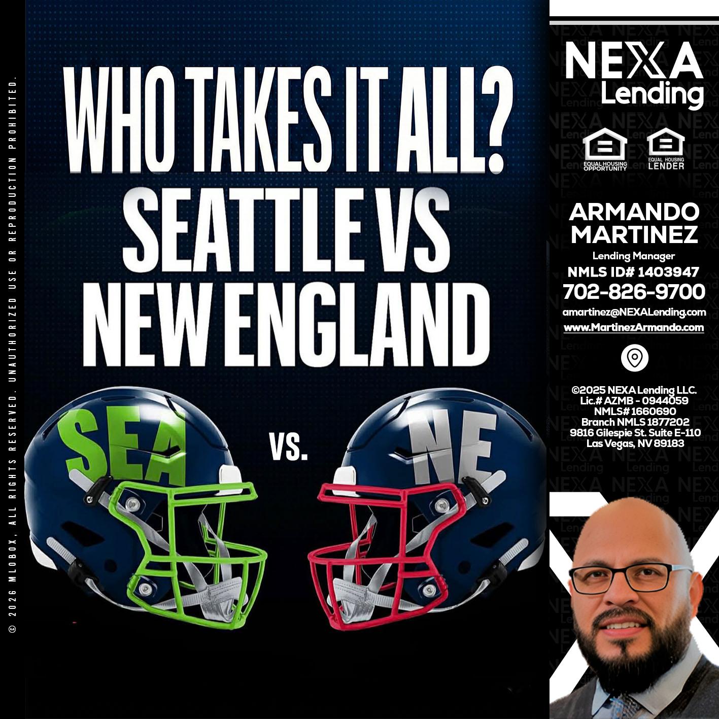 WHO TAKE IT ALL? - Armando Martinez -Mortgage Loan Originator