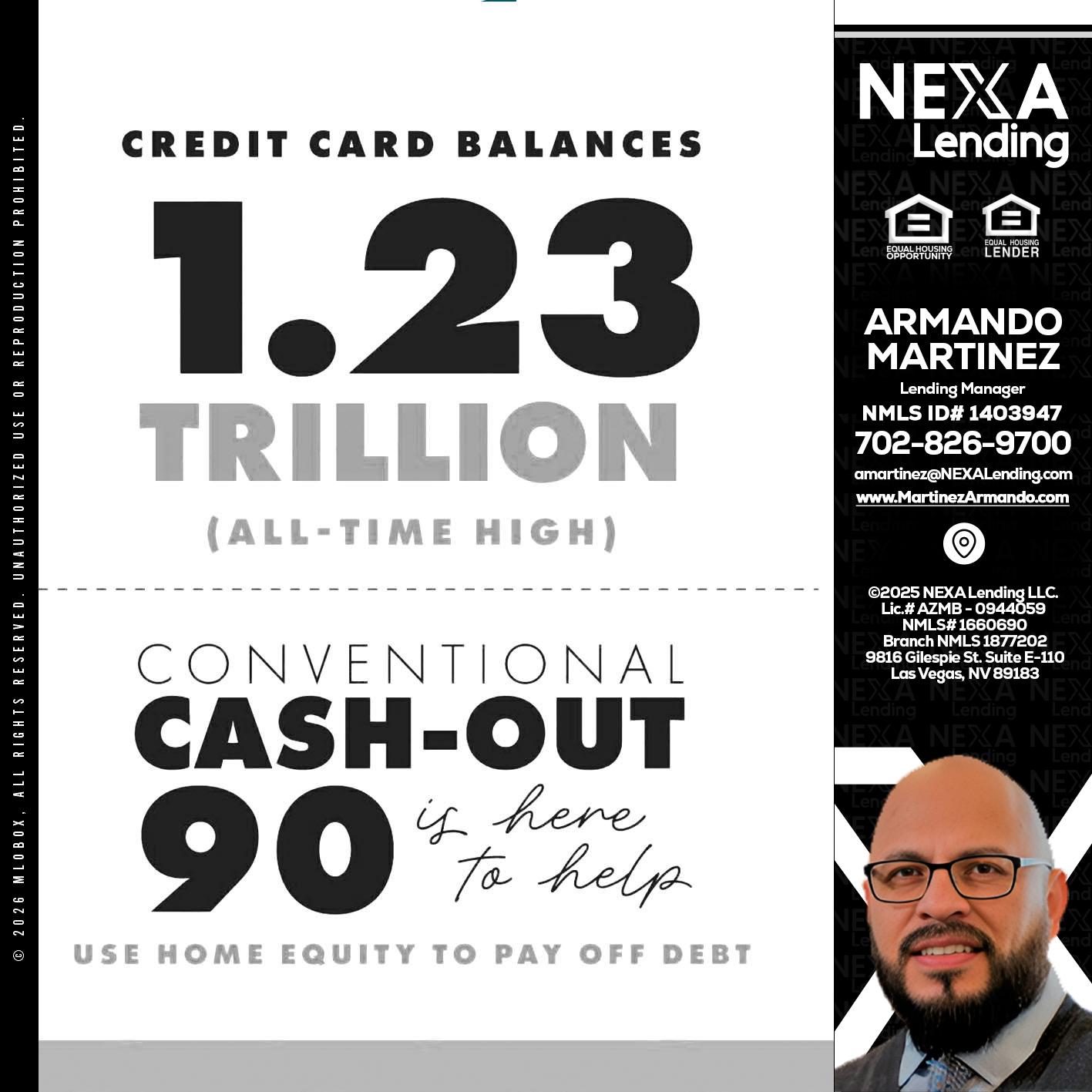 CREDIT CARD BALANCE - Armando Martinez -Mortgage Loan Originator