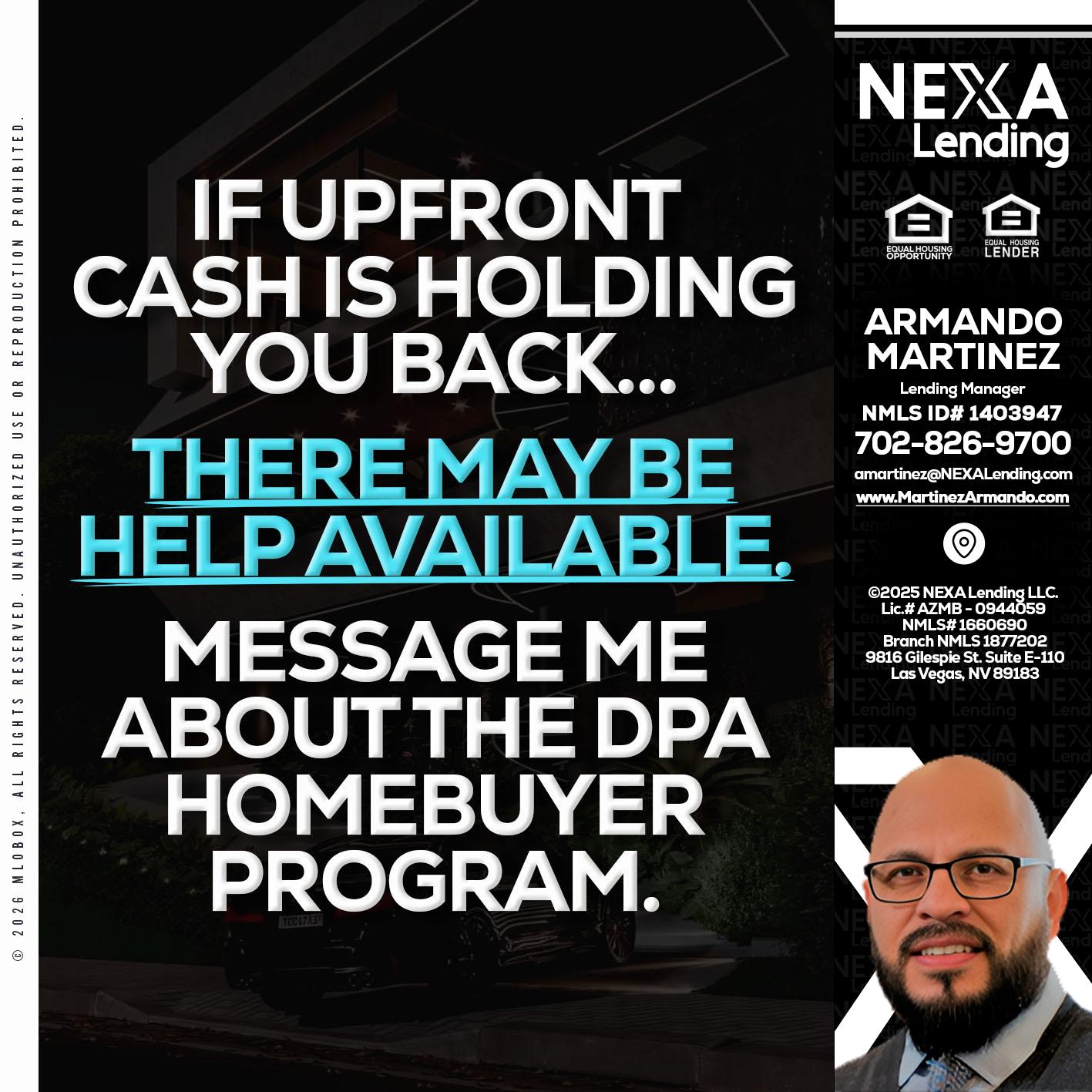 IF UPFRONT - Armando Martinez -Mortgage Loan Originator