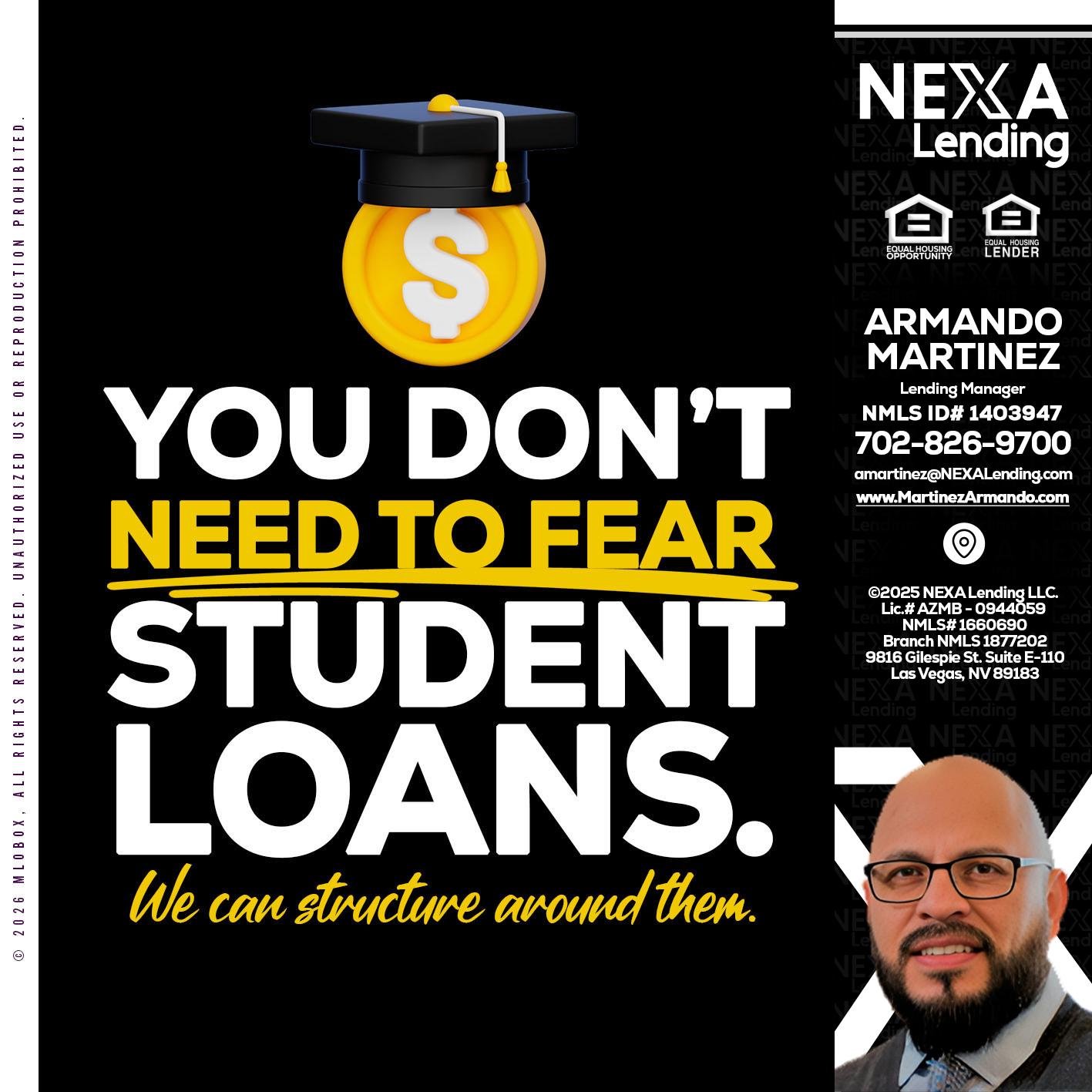 YOU DONT NEED - Armando Martinez -Mortgage Loan Originator