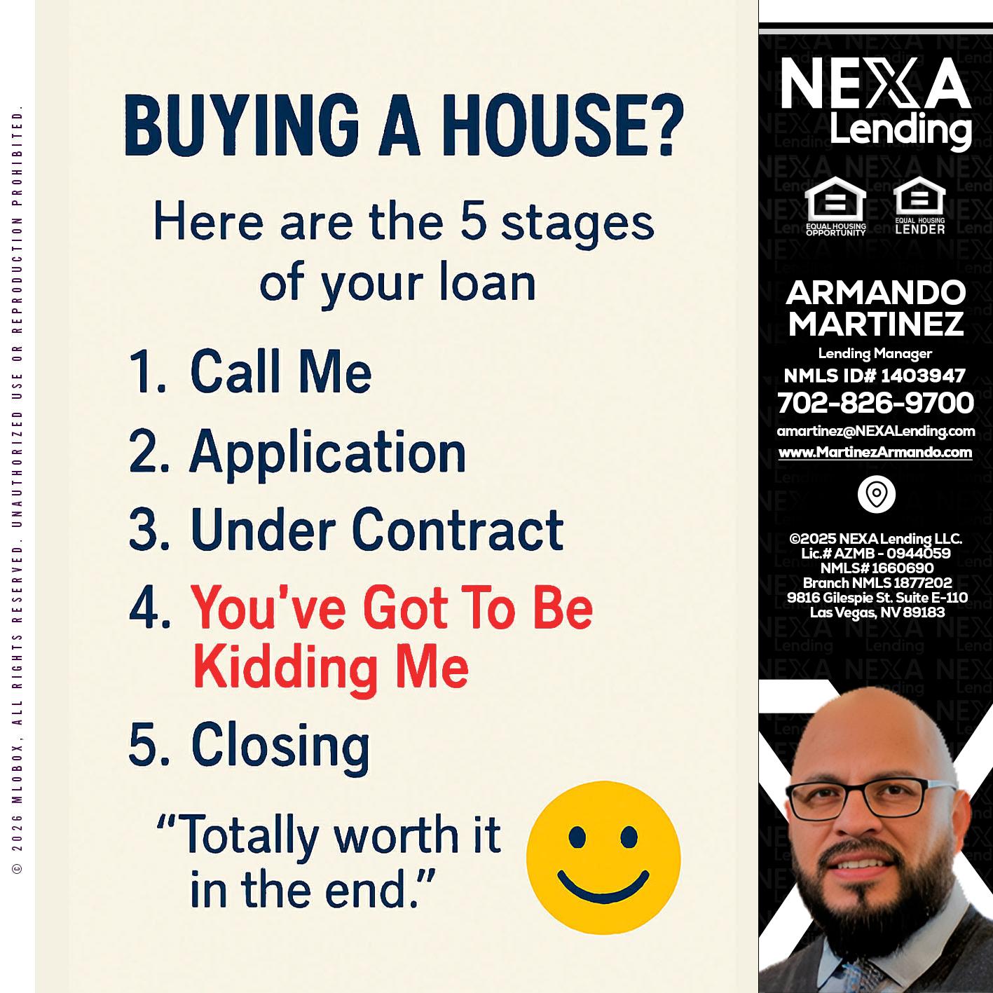 BUYING A HOUSE - Armando Martinez -Mortgage Loan Originator