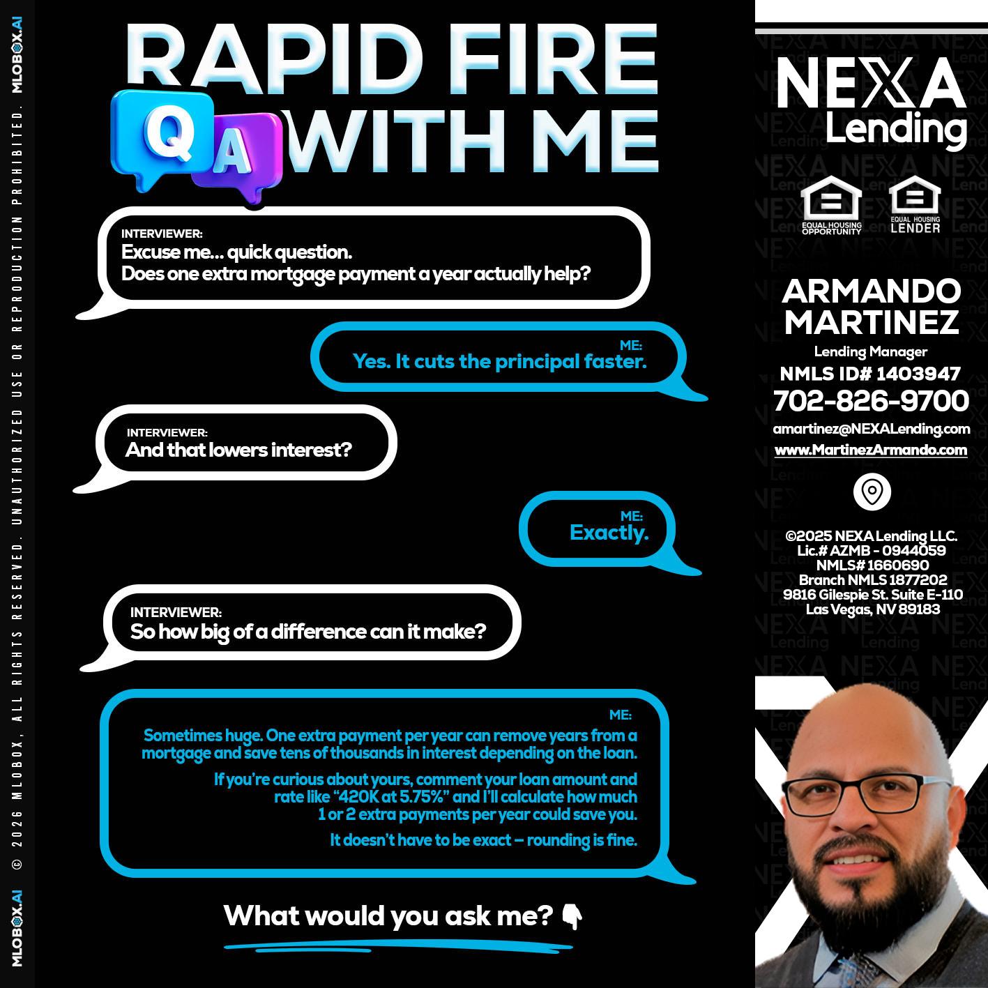RAPID Q&A - Armando Martinez -Mortgage Loan Originator