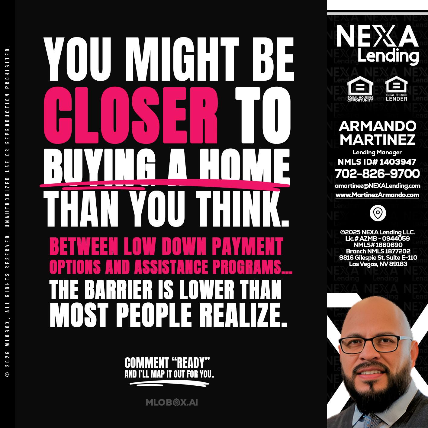 YOU MIGHT BE - Armando Martinez -Mortgage Loan Originator