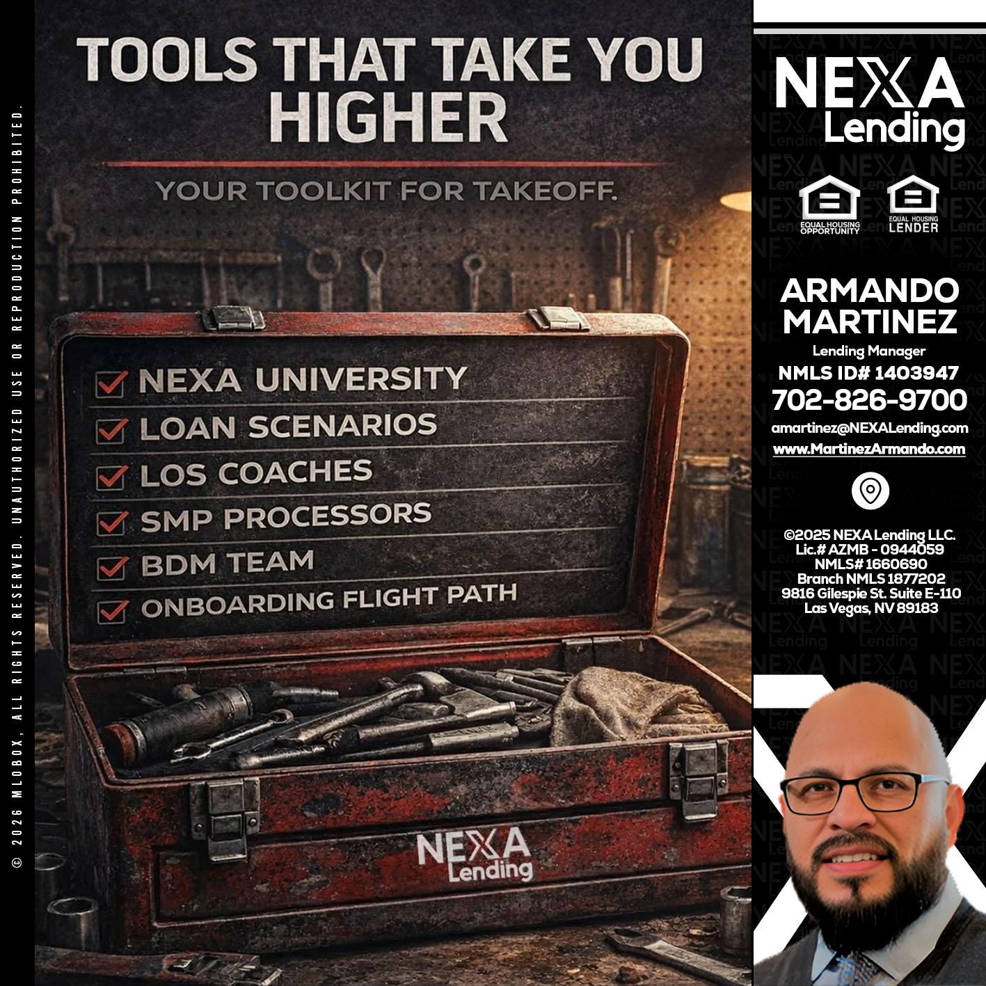 TOOLS THAT - Armando Martinez -Mortgage Loan Originator