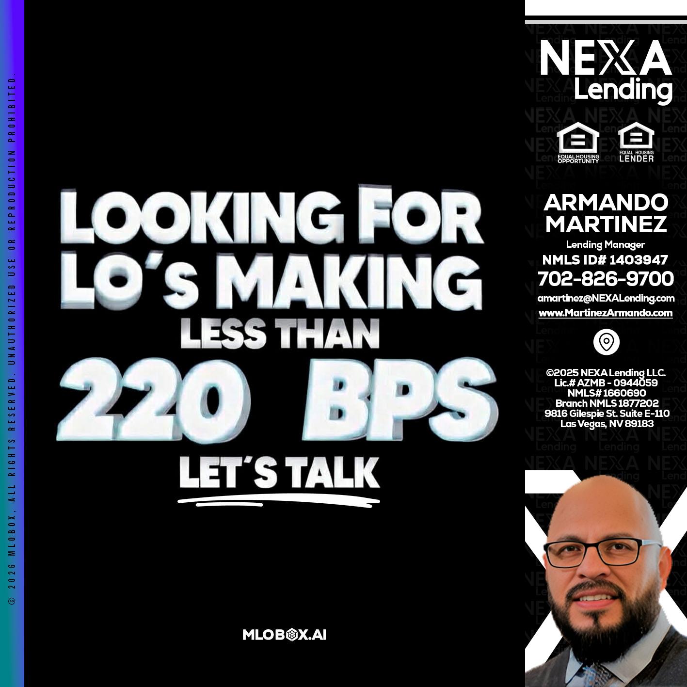 LOOKING FOR - Armando Martinez -Mortgage Loan Originator