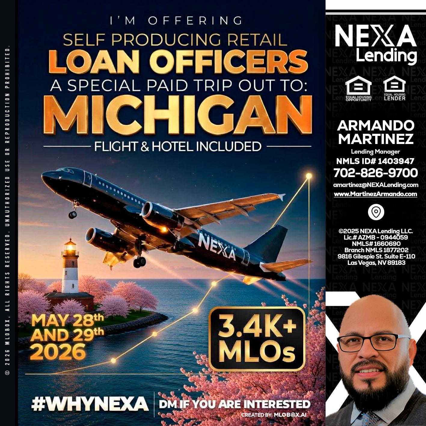 MICHIGAN TRIP - Armando Martinez -Mortgage Loan Originator