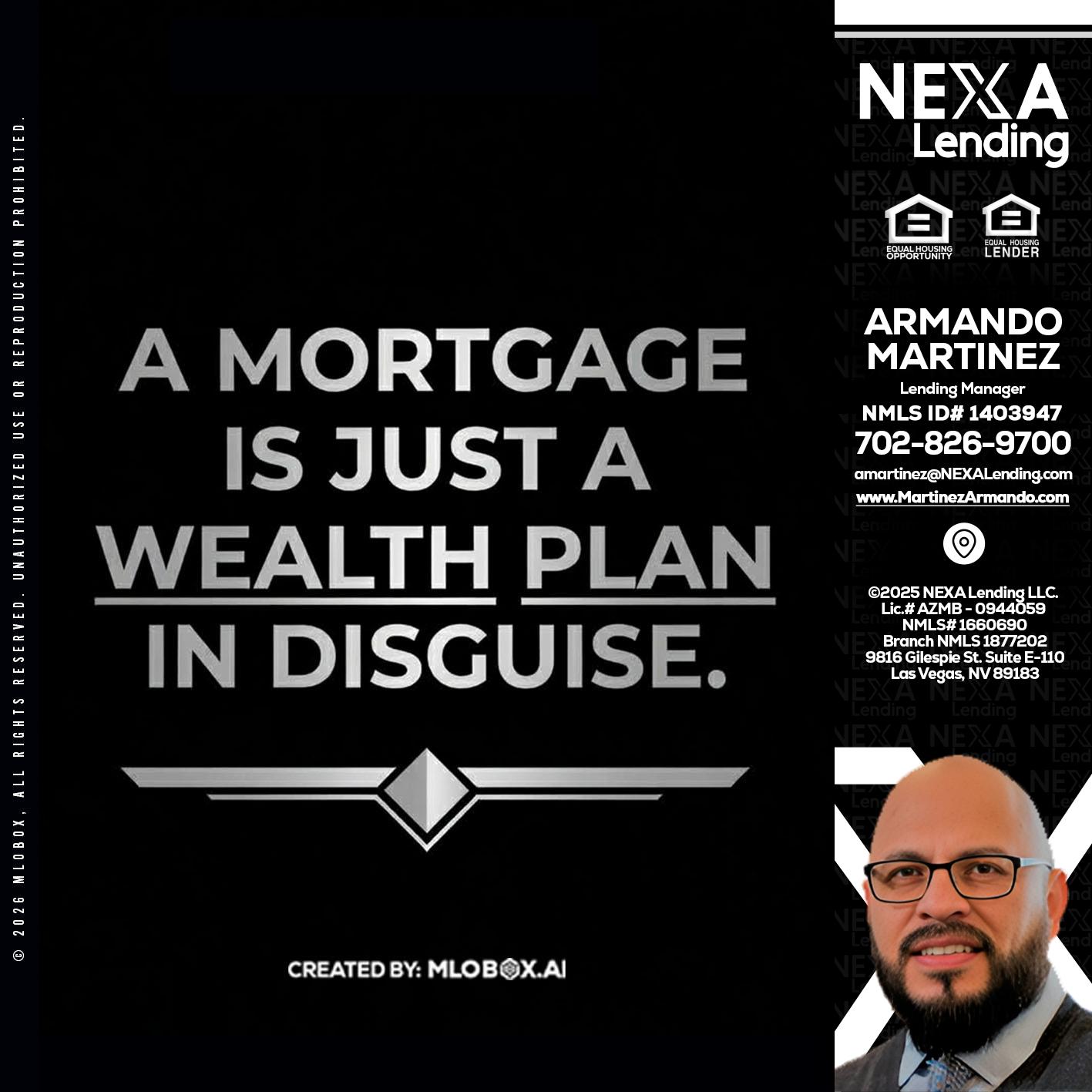 a mortgage is just - Armando Martinez -Mortgage Loan Originator