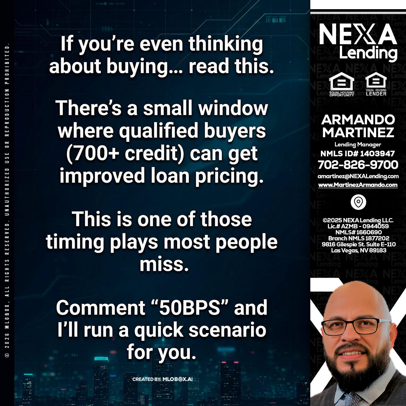 IF YOU EVER - Armando Martinez -Mortgage Loan Originator