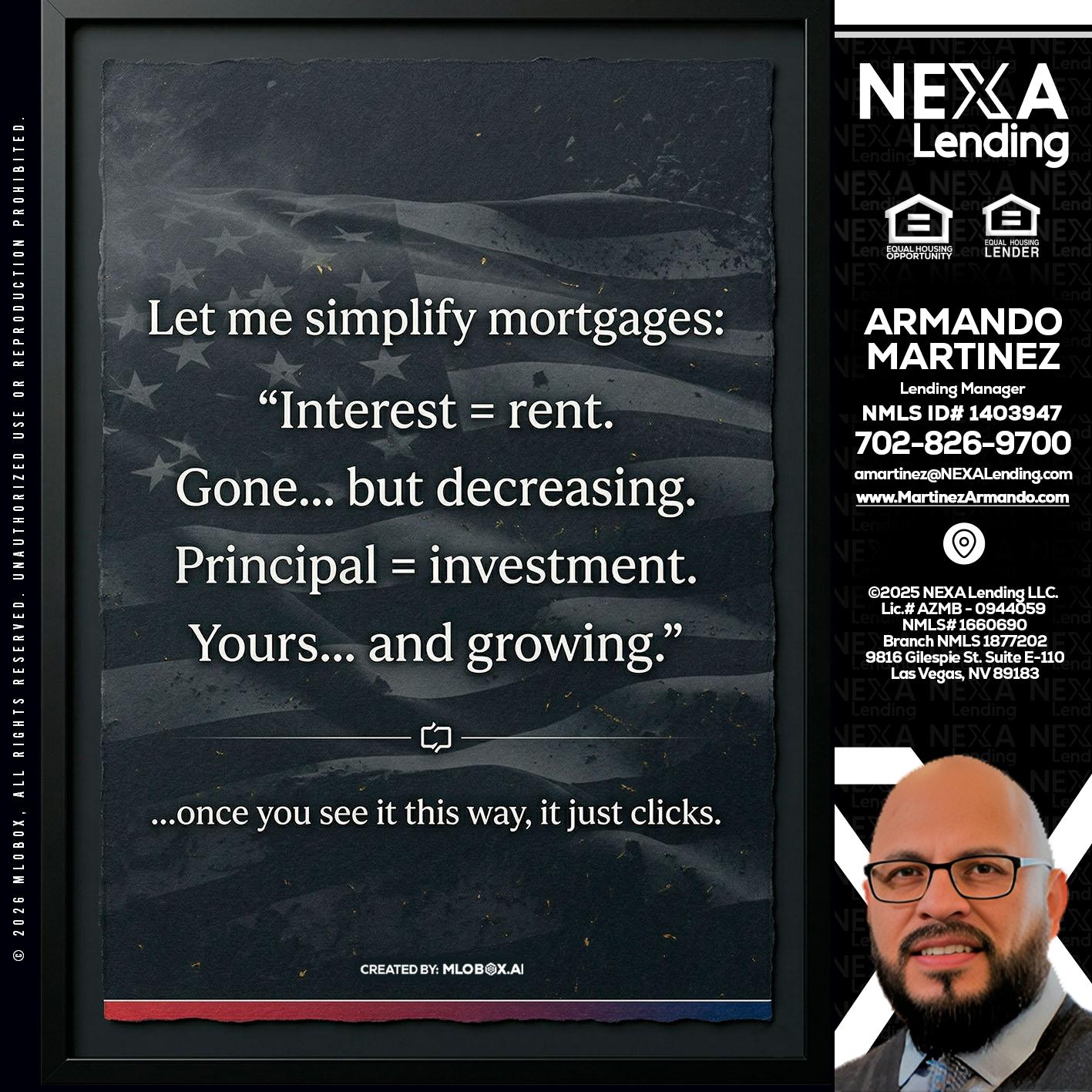 LET ME SIMPLIFY - Armando Martinez -Mortgage Loan Originator