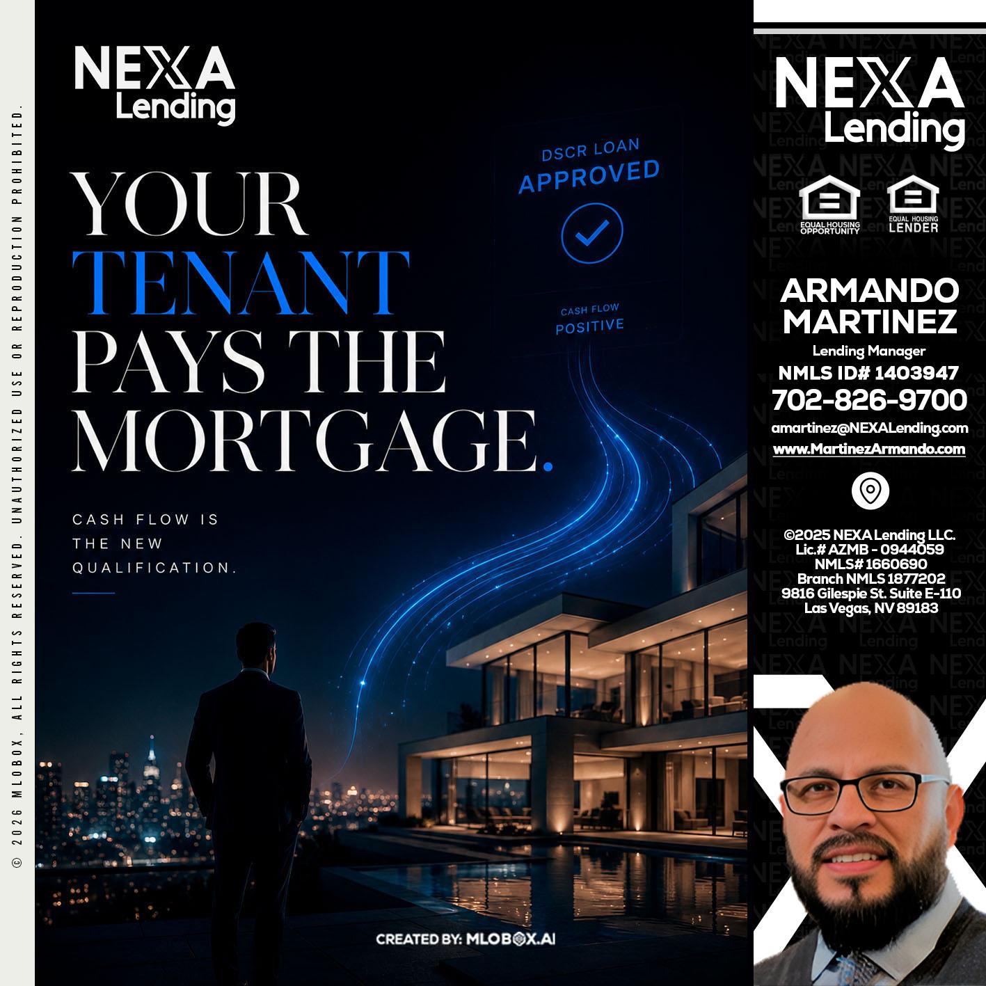 DSCR LOANS - Armando Martinez -Mortgage Loan Originator