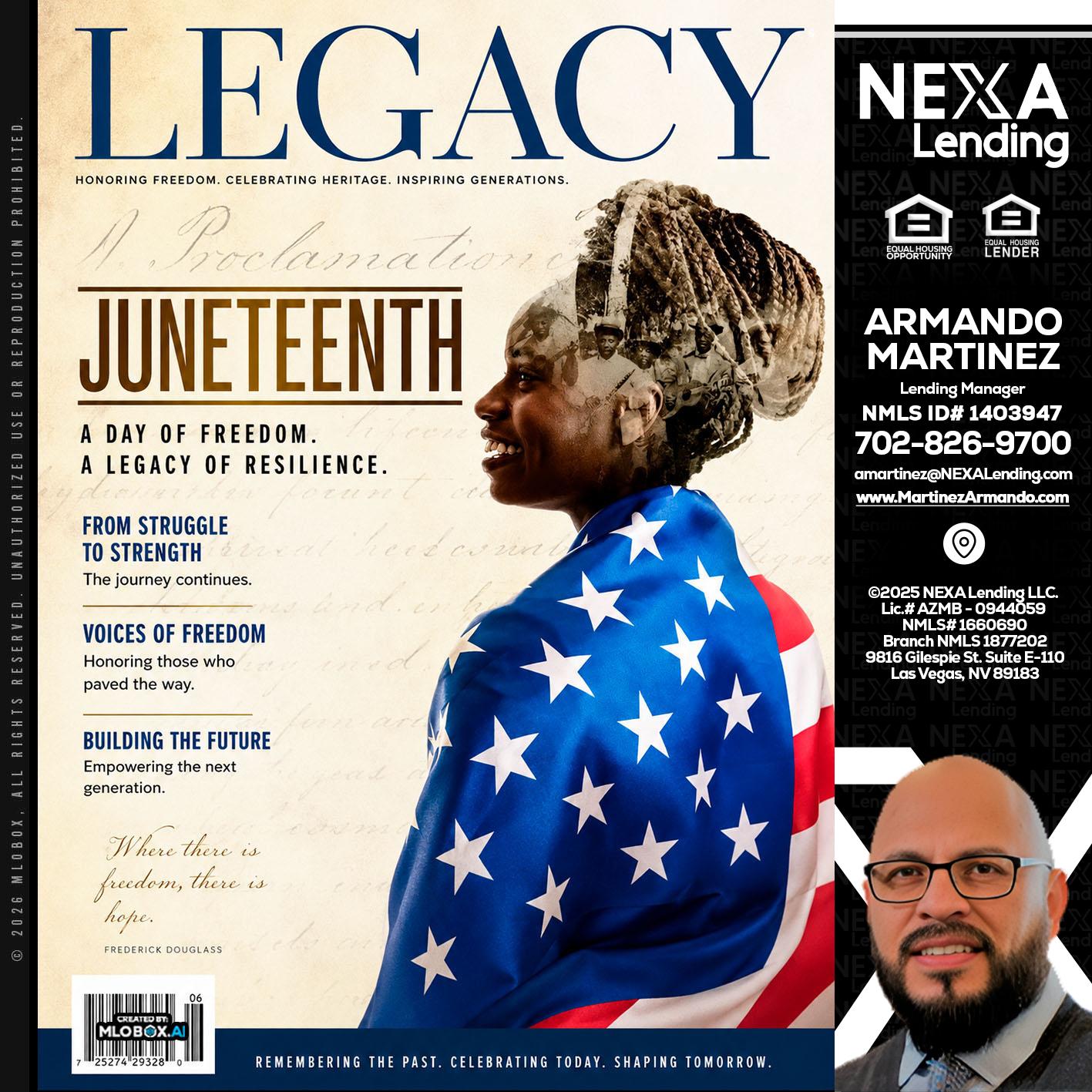 LEGACY - Armando Martinez -Mortgage Loan Originator